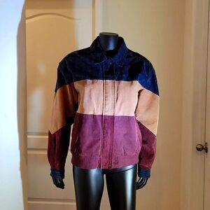 IZZY MULTI-COLOR GENUINE LEATHER WOMEN"S JACKET